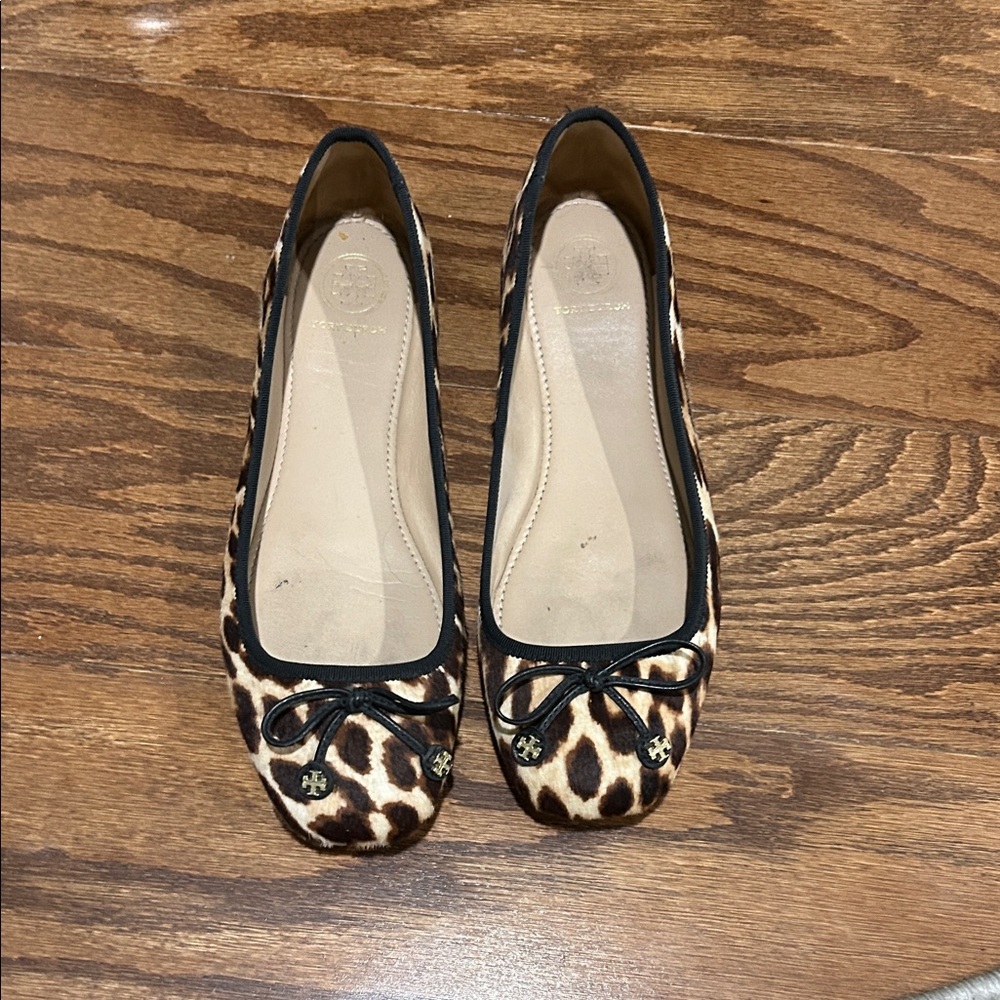 Tory Burch Leopard Print Ballet Flats